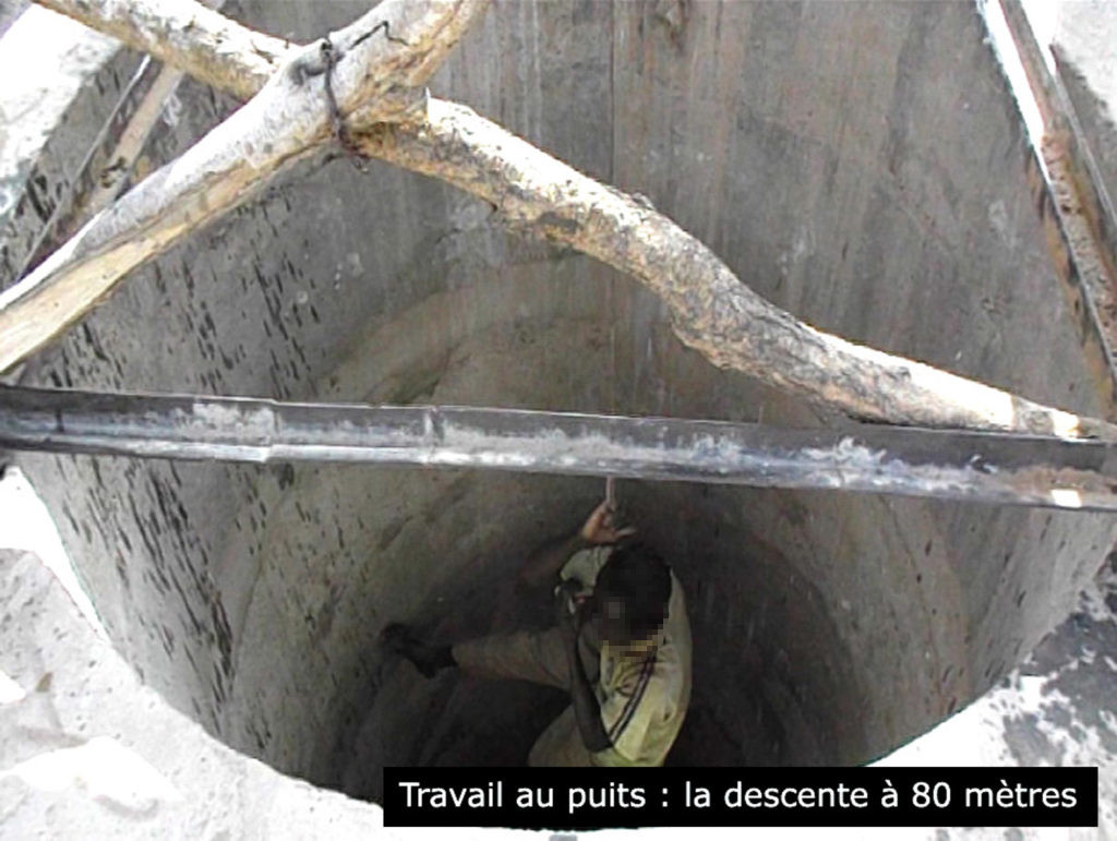 Etape de construction du puit