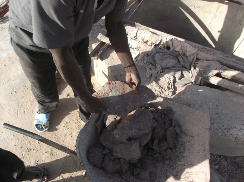 Etape de construction du puit